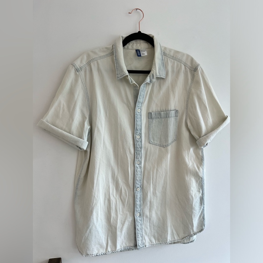 HM men’s Denim Tshirt L